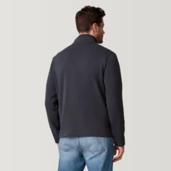 Men's Rec Double Knit Full Zip Jacket -Refined Fashion 13IMAS3540DPCHARCOALHEATHER 2212 FW 024