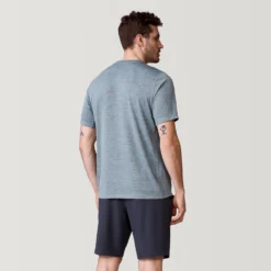 Men's Tech Jacquard Short Sleeve Crew Neck 13 Men's Tech Jacquard Short Sleeve Crew Neck -Refined Fashion 13XMAS3408STORMYWEATHER 2212 FW 017