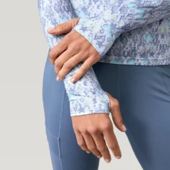 Women's FreeCycle® Cloud Knit Base Layer Top -Refined Fashion 14 ALAF2803 Grey Fair Isle 2208 FW 055