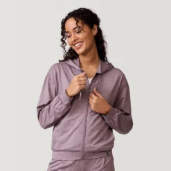 Women's Cloud Knit Zip Hoodie -Refined Fashion 14ALAS3470TAUPECHILL 2212 SS23020