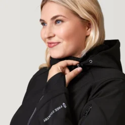 Women's Plus Size Aeris Super Softshell® Jacket -Refined Fashion 30 LOF2116X Black 2208 FW 073