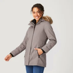 Women's Vanguard II Parka Jacket -Refined Fashion 331 LOF82442 DRIFTWOOD 2974