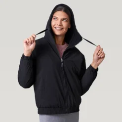 Women's Sierra Butter Pile® Reversible Jacket -Refined Fashion 362 LOF2560 Black 2208 FW 048