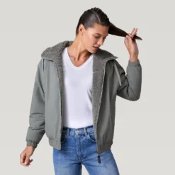 Women's Sierra Butter Pile® Reversible Jacket -Refined Fashion 362 LOF2560 Olive Vine 2208 FW 041