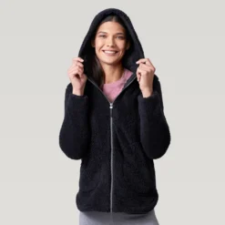 Women's Sierra Butter Pile® Hoodie -Refined Fashion 362 LOF2806 Black 2208 FW 027