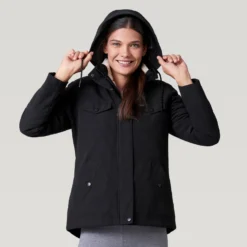 Women's Cascade Canvas 3-in-1 Systems Jacket -Refined Fashion 448 LOF2324 Black 2208 FW 032
