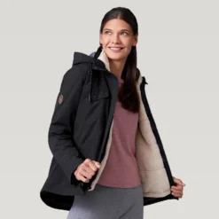 Women's Cascade Canvas 3-in-1 Systems Jacket -Refined Fashion 448 LOF2324 Black 2208 FW 044