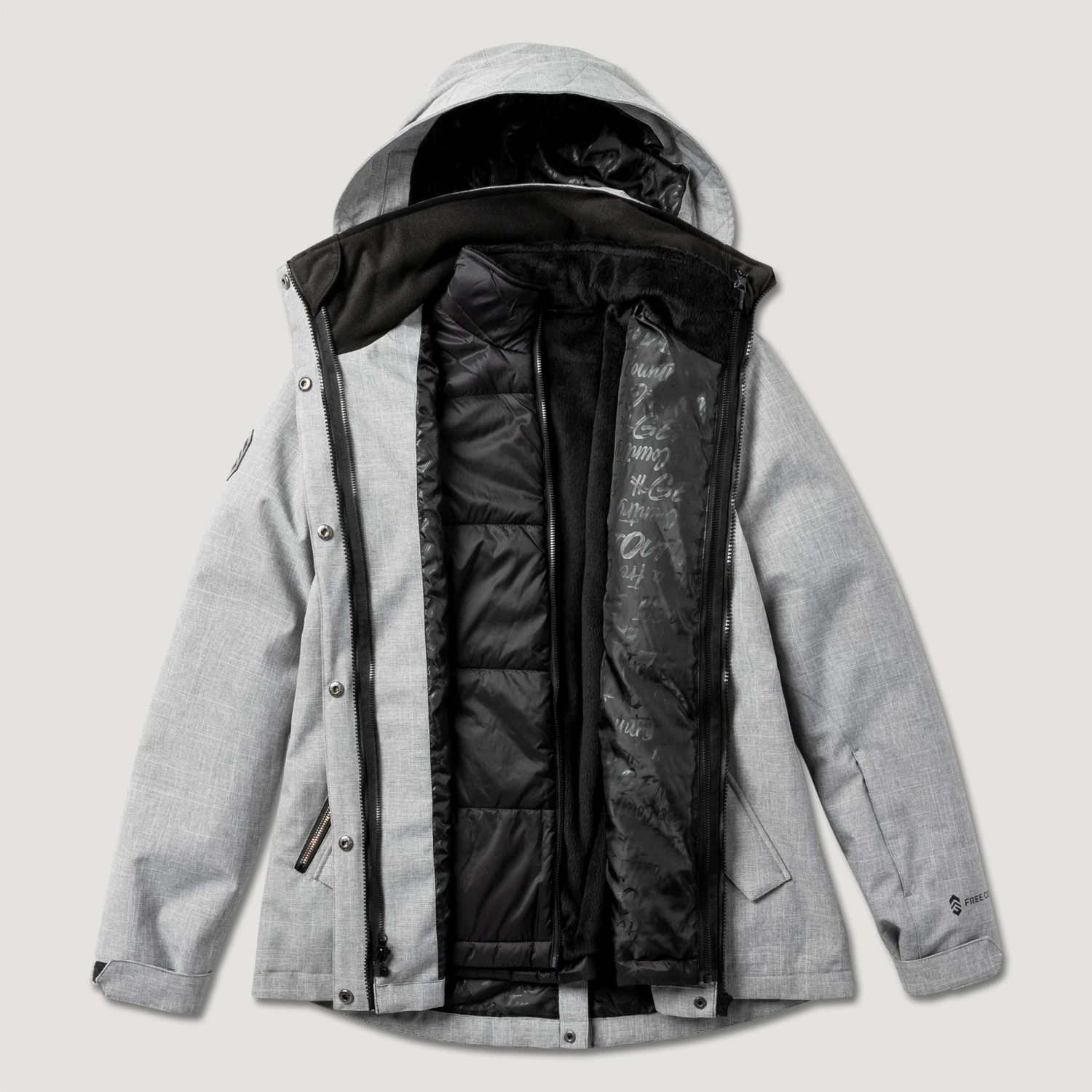 Women's Plus Size Andorra 3-in-1 Systems Jacket 9 Women's Plus Size Andorra 3-in-1 Systems Jacket - Image 9