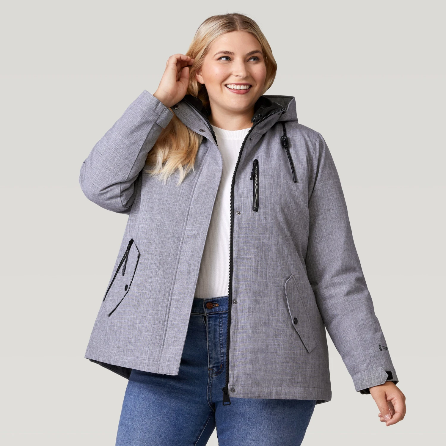 Women's Plus Size Andorra 3-in-1 Systems Jacket 2 Women's Plus Size Andorra 3-in-1 Systems Jacket - Image 2