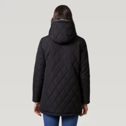 Women's Stratus Lite Reversible Long Jacket -Refined Fashion 462 LOF12302R Black 2208 FW 019