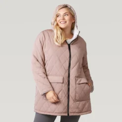 Women's Plus Size Stratus Lite Reversible Long Jacket