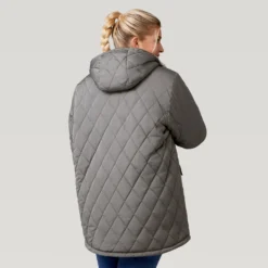 Women's Plus Size Stratus Lite Reversible Long Jacket -Refined Fashion 462 LOF12302X Olive Vine 2208 FW 070