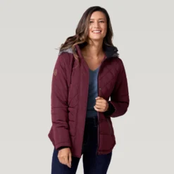 Women's Stratus Lite Canyon Jacket 21 Women's Stratus Lite Canyon Jacket -Refined Fashion 462 LOF77082 Dark Cherry 2208 FW 053
