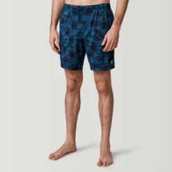 Men's Tropical Camo Swim Short -Refined Fashion 488MSS35011621DARKNAVY 2212 FW 009
