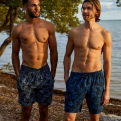Men's Tropical Camo Swim Short -Refined Fashion 488MSS3501 A027 011 scaled