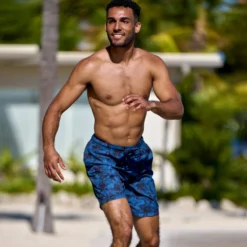 Men's Tropical Camo Swim Short -Refined Fashion 488MSS3501 T0114 028 scaled