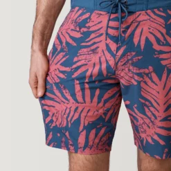 Men's Palm Block Cargo Surf Swim Short -Refined Fashion 488MSS35031623CORALSAND 2212 SS23 014