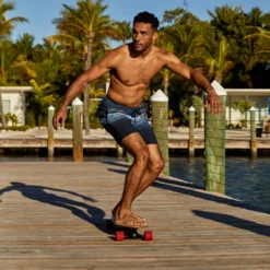 Men's Diamond Plate Stripe Surf Swim Short -Refined Fashion 488MSS3504 A036 029 scaled