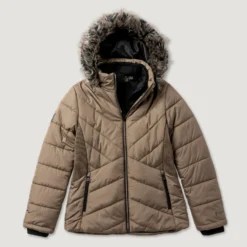 Women's Plus Size Brisk II Parka Jacket -Refined Fashion 512 LOF2705 FOSSIL DT 621 c01ddf62 0b2f 442d 992e f4d166cc08fa