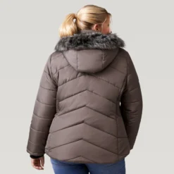 Women's Plus Size Brisk II Parka Jacket -Refined Fashion 512 LOF2705X Fossil 2208 FW 026