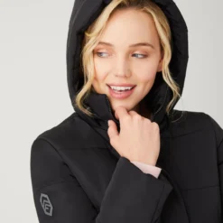 Women's FreeCycle® Lansby Puffer Jacket -Refined Fashion 513 LOF2702 BLACK 2716