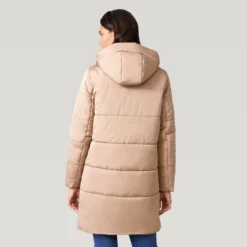 Women's FreeCycle® Lansby Long Puffer Jacket -Refined Fashion 513 LOF2703 Camel 2208 FW 054