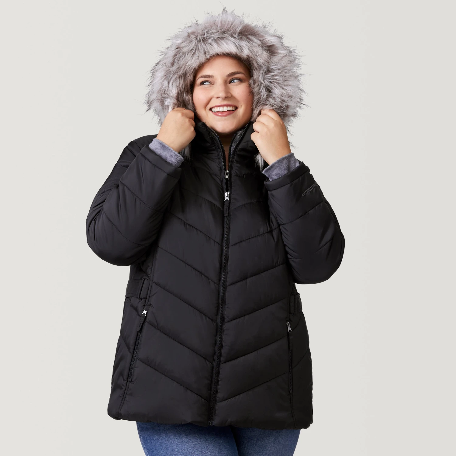 Women's Plus Size Unstoppable II Poly Air Touch Jacket 4 Women's Plus Size Unstoppable II Poly Air Touch Jacket - Image 4