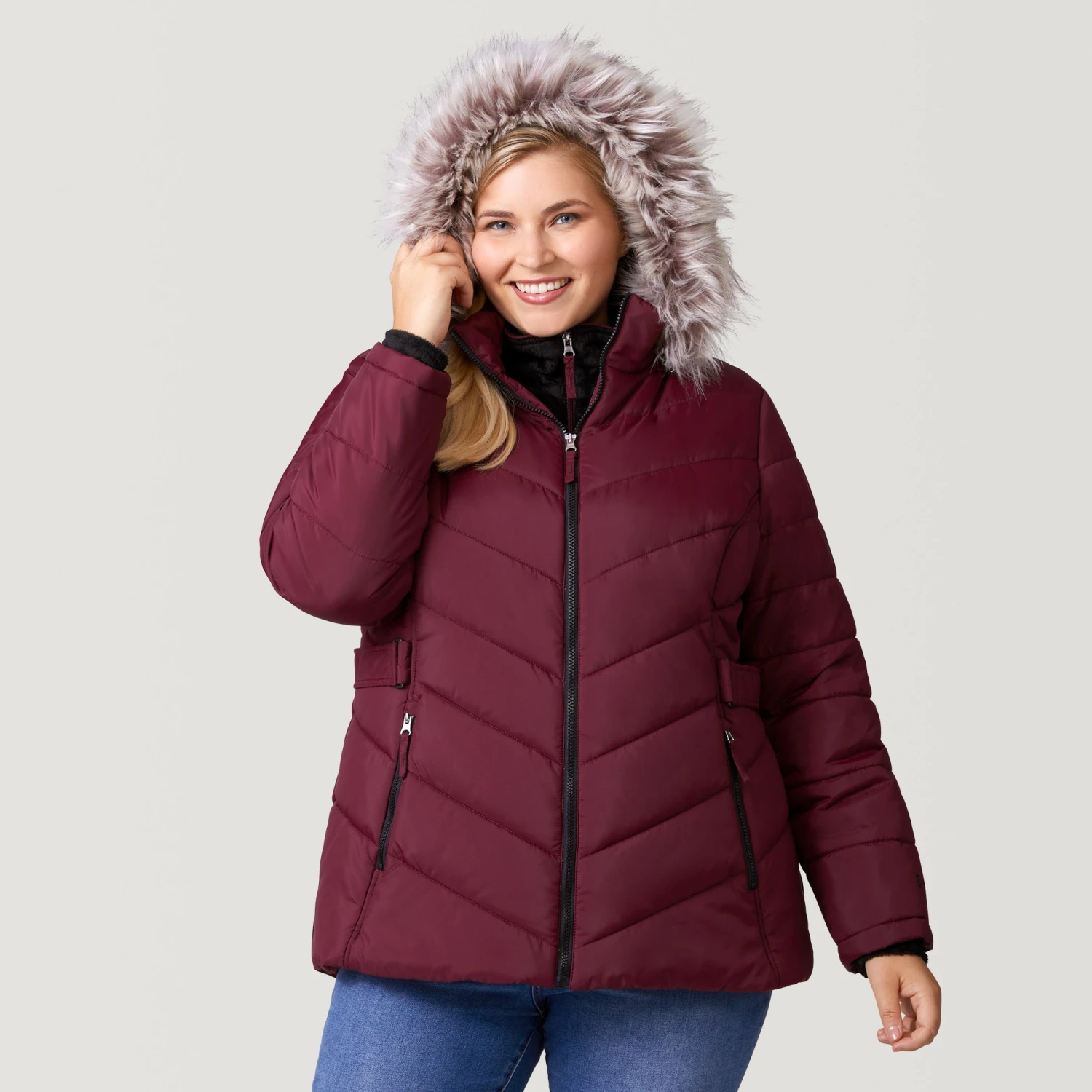 Women's Plus Size Unstoppable II Poly Air Touch Jacket 7 Women's Plus Size Unstoppable II Poly Air Touch Jacket - Image 7