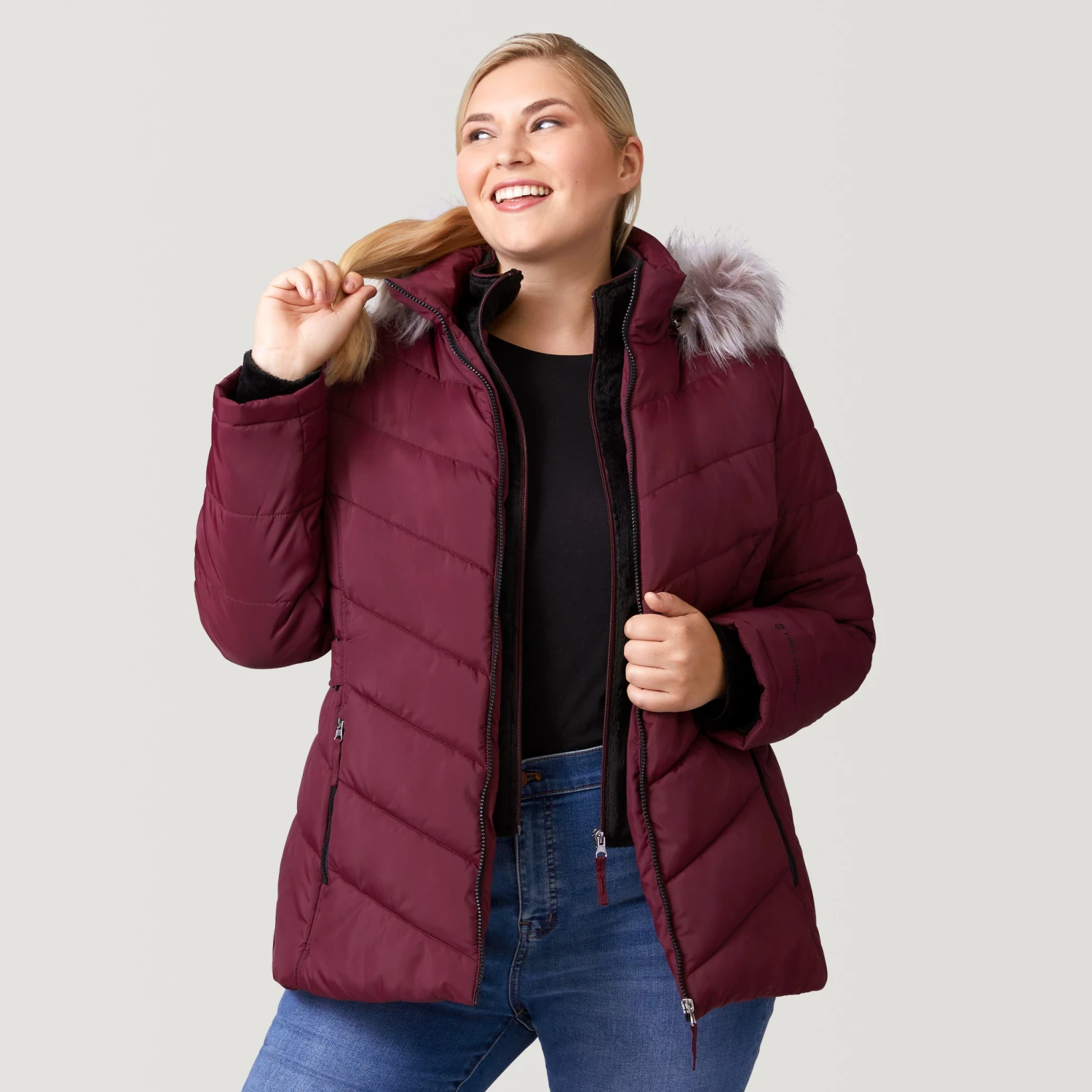 Women's Plus Size Unstoppable II Poly Air Touch Jacket 9 Women's Plus Size Unstoppable II Poly Air Touch Jacket - Image 9