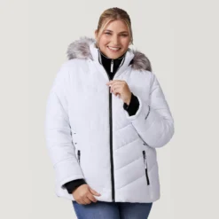 Women's Plus Size Unstoppable II Poly Air Touch Jacket 29 Women's Plus Size Unstoppable II Poly Air Touch Jacket -Refined Fashion 52 LOF77252X White 2208 FW 009 66bf5688 9eab 41ae a543 bdae38f8d8f2
