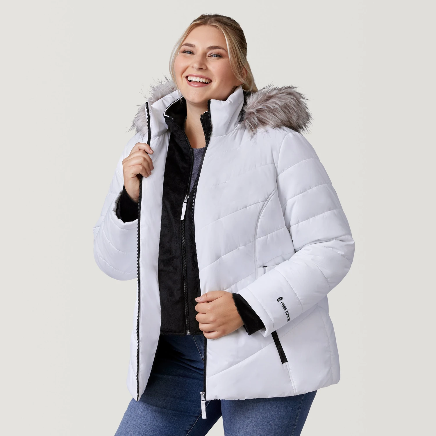 Women's Plus Size Unstoppable II Poly Air Touch Jacket 14 Women's Plus Size Unstoppable II Poly Air Touch Jacket - Image 14