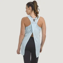 Women's Plus Size B Tied Up Tank -Refined Fashion 7KL7A250X ICE TURQ 002