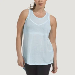 Women's Plus Size B Tied Up Tank -Refined Fashion 7KL7A250X ICE TURQ 003 3faf39d0 d26e 44a6 af40 badc3989ae96