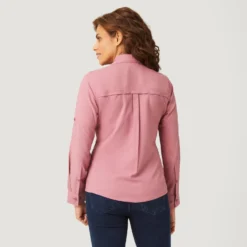 Women's Venture Shirt -Refined Fashion J70L2A822 MAUVE CLAY 036