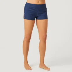 Women's Side Strap Boy Short -Refined Fashion SA2525 NAVY 065