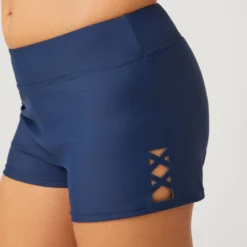 Women's Side Strap Boy Short -Refined Fashion SA2525 NAVY 098