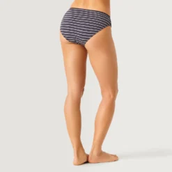 Women's Popcorn Stripe Bikini Bottoms 5 Women's Popcorn Stripe Bikini Bottoms -Refined Fashion SF2312 POPCORN STRIPE NAVY 100