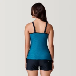 Women's Double Strap Keyhole Tankini Top -Refined Fashion SHRLSS3105LAGOON 2212 SS23 035