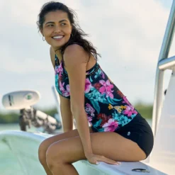 Women's Bali Tropical High Neck Tankini Top -Refined Fashion SRLSS3120SRLSS3524 T052 016 scaled