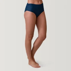 Women's High-Waisted Bikini Bottom -Refined Fashion SRLSS3315NAVY 2302 SS23 010