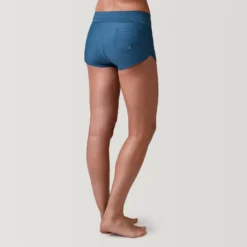 Women's Drawstring Swim Boy Short -Refined Fashion SRLSS3524SLATE 2302 SS23 018