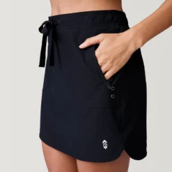 Women's Beach And Beyond Skort -Refined Fashion SWLSS3417BLACK 2212 SS23 009