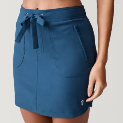 Women's Beach And Beyond Skort -Refined Fashion SWLSS3417SLATE 2212 SS23 003