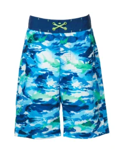 Boys' Shark Zone Board Shorts -Refined Fashion boys shark zone board shorts navy 1 scaled