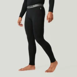 Refined Fashion -Refined Fashion mens microtech heat base layer bottom 2 pack black 2