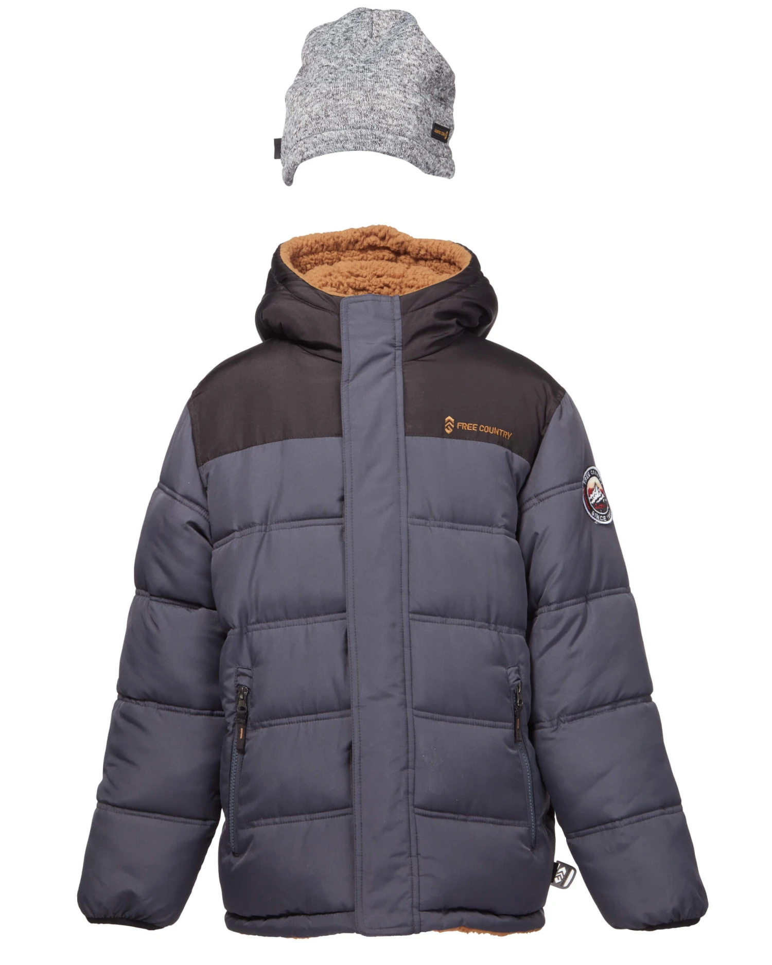 Toddler Boys' Protean Reversible Puffer Jacket With Hat 7 Toddler Boys' Protean Reversible Puffer Jacket With Hat - Image 7