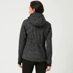 Women's Aeris Super Softshell® Jacket -Refined Fashion womens aeris super softshell jacket striation black 3