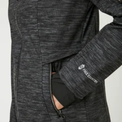 Women's Aeris Super Softshell® Jacket -Refined Fashion womens aeris super softshell jacket striation black 4