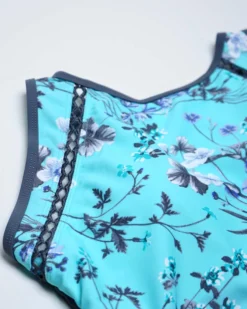 Women's Floral Paradise High Neck Tankini Top -Refined Fashion womens floral paradise high neck tankini top 2 scaled