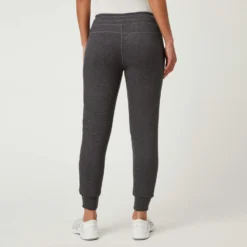 Women's Free2B Luxe+ Sherpa Lined Jogger -Refined Fashion womens free2b luxe jogger charcoal 2